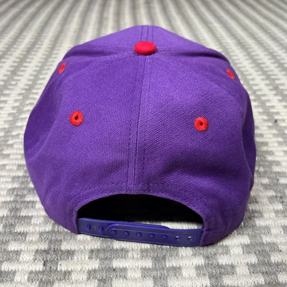 TORONTO RAPTORS NBA Retro Vintage Snapback Cap purple / Red Hat New By‎ Adidas